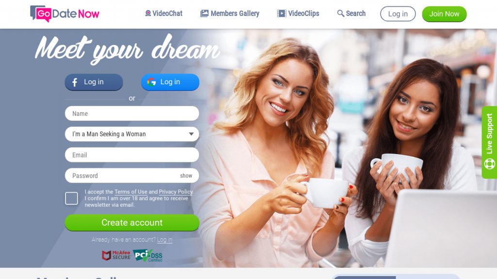 Godatenow Screenshot