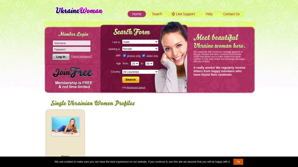 Ukrainewoman Screenshot
